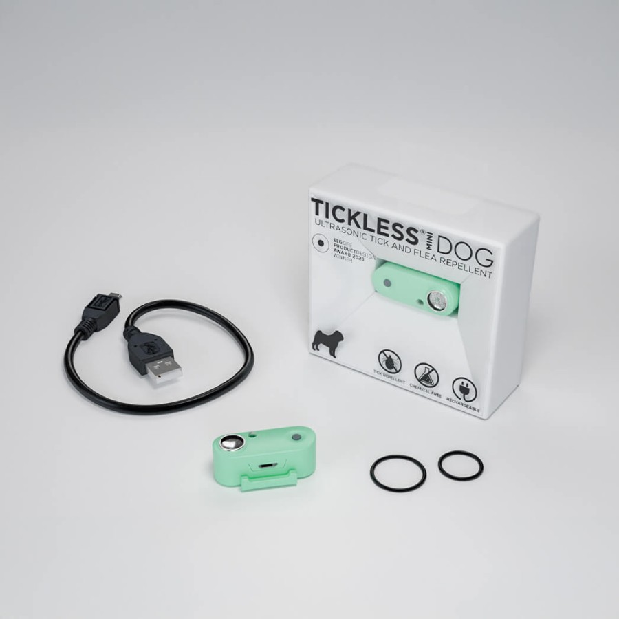 Ultradźwiękowe urządzenie chroniące przed kleszczami TICKLESS® Pet Mini Mentha Green / Tickless