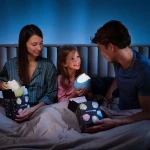 Lampka nocna Nosiboo Zigg - blue / Nosiboo