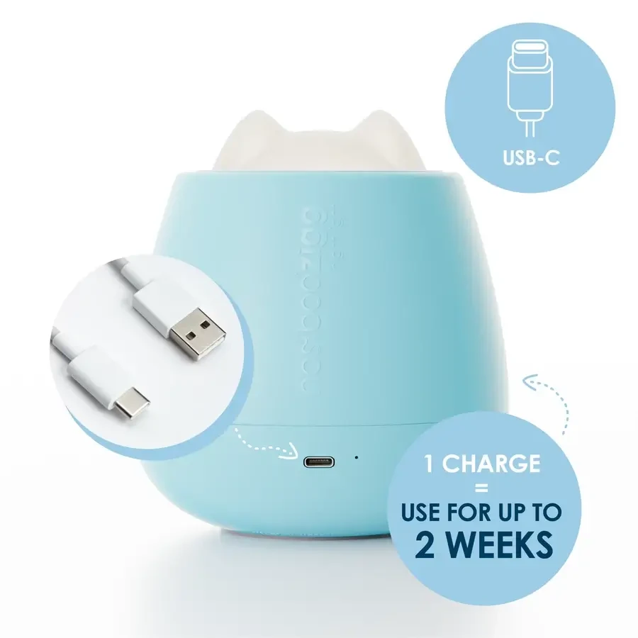 Lampka nocna Nosiboo Zigg - blue / Nosiboo