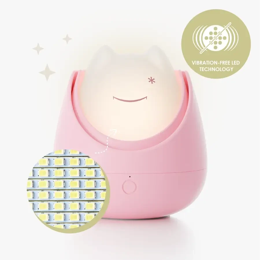 Lampka nocna Nosiboo Zigg - pink / Nosiboo