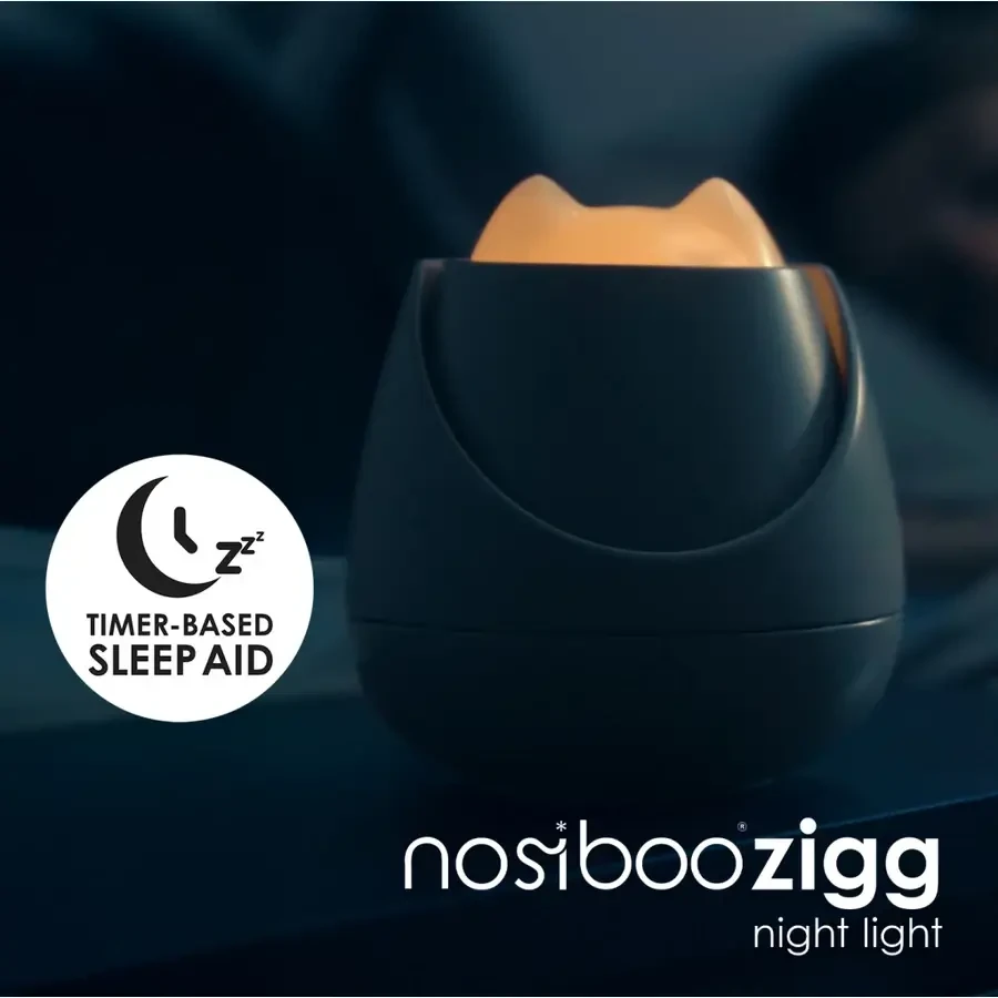 Lampka nocna Nosiboo Zigg - grey / Nosiboo