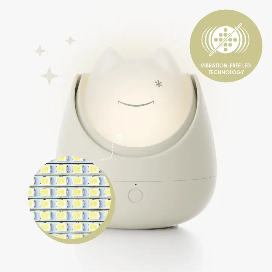 Lampka nocna Nosiboo Zigg - grey / Nosiboo