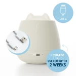 Lampka nocna Nosiboo Zigg - grey / Nosiboo