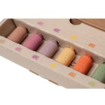 Kredki Medenka JUNIOR PASTEL z wosku pszczelego, 100% naturalne