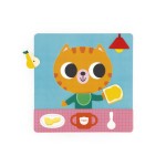 Magnetyczna układanka Plan dnia Kot 2+ / Janod