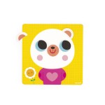 Magnetyczna układanka Emocje Miś 2+ / Janod