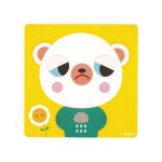 Magnetyczna układanka Emocje Miś 2+ / Janod