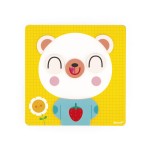 Magnetyczna układanka Emocje Miś 2+ / Janod