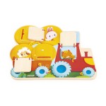 Drewniana tablica szukaj i znajdź Traktor Farma 12m+ / Janod