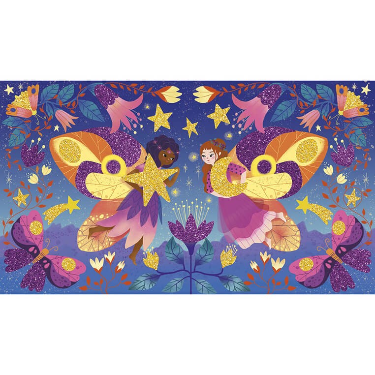 Zestaw kreatywny Magiczny brokat Wróżki Magic Fairies 5+ / Janod