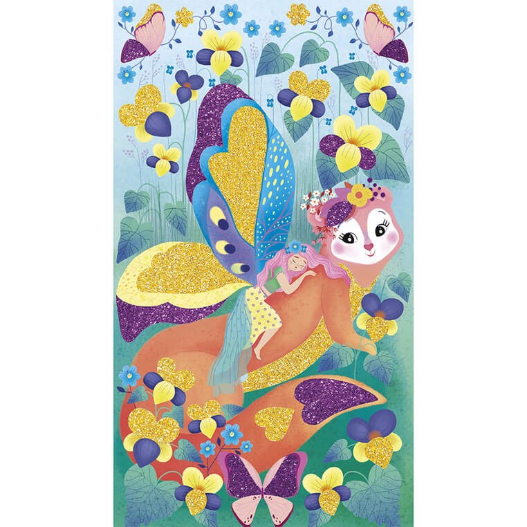 Zestaw kreatywny Magiczny brokat Wróżki Magic Fairies 5+ / Janod