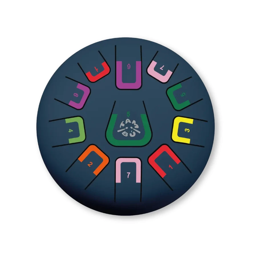 Bębenek językowy Tambu śr. 20cm - Dark Blue / Juegaconmigo