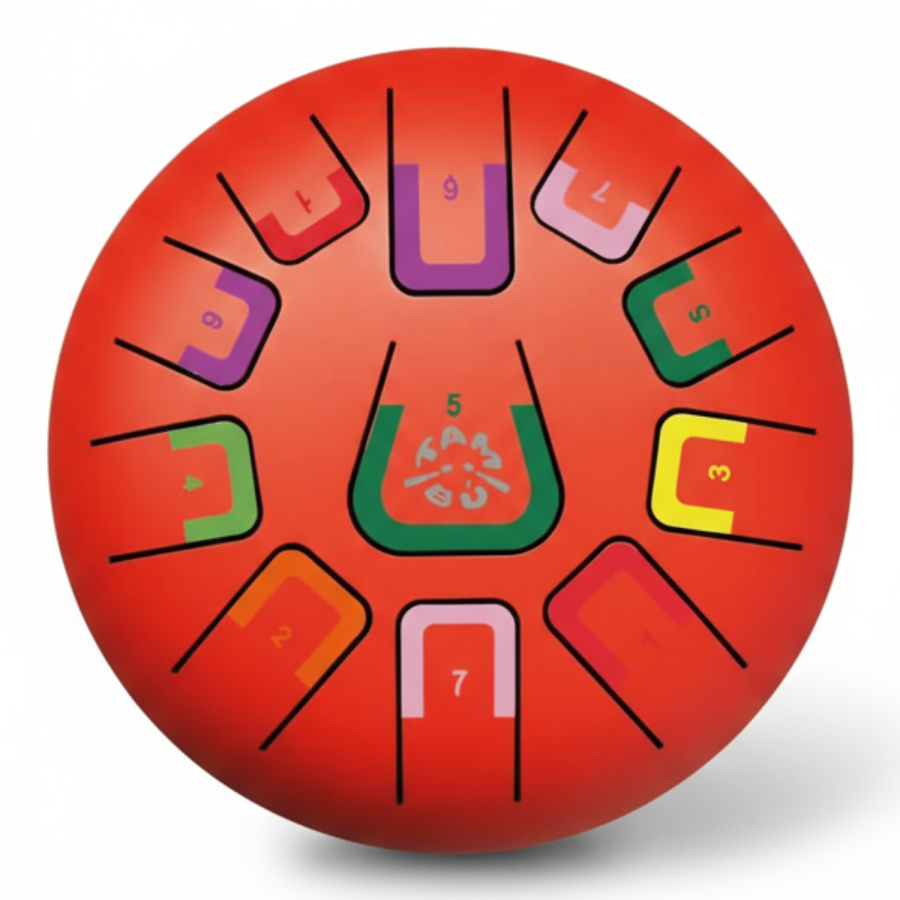 Bębenek językowy Tambu śr. 20cm - Scarlet Sunset / Juegaconmigo