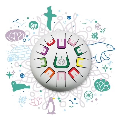 Bębenek językowy Tambu śr. 20cm - Iceberg Dream / Juegaconmigo