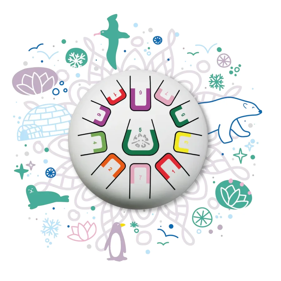 Bębenek językowy Tambu śr. 20cm - Iceberg Dream / Juegaconmigo