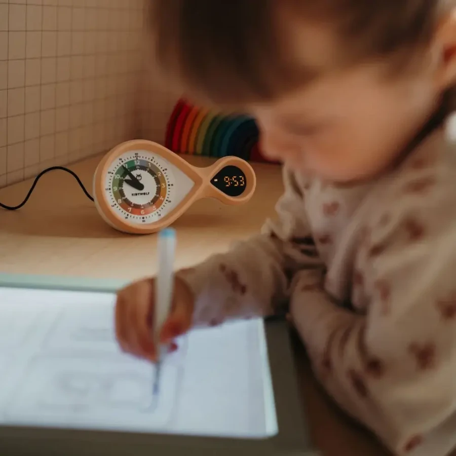 Budzik edukacyjny KIDYALARM - zielony / Kidywolf