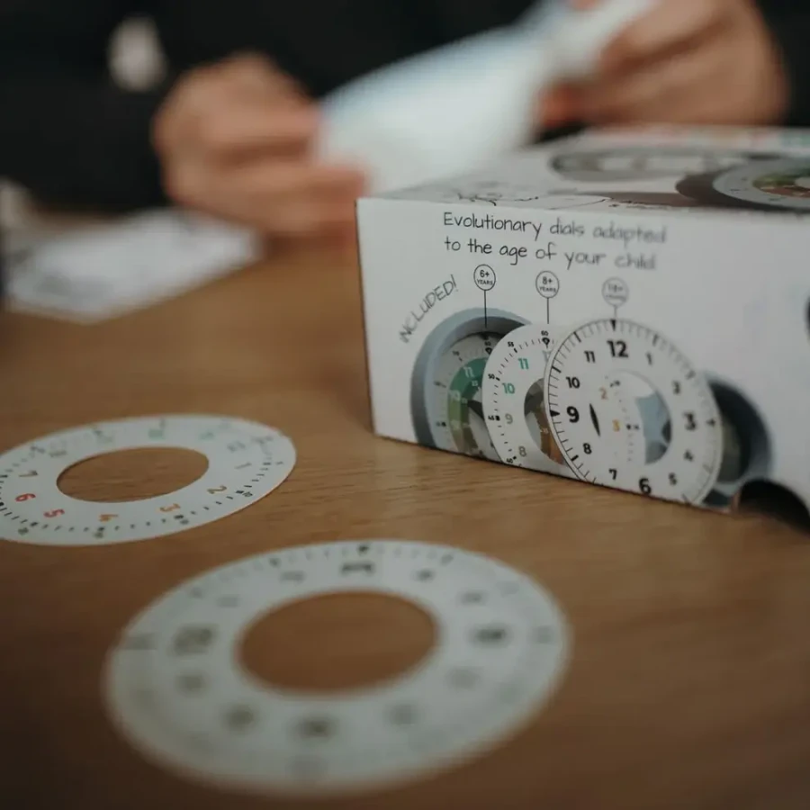 Budzik edukacyjny KIDYALARM - zielony / Kidywolf