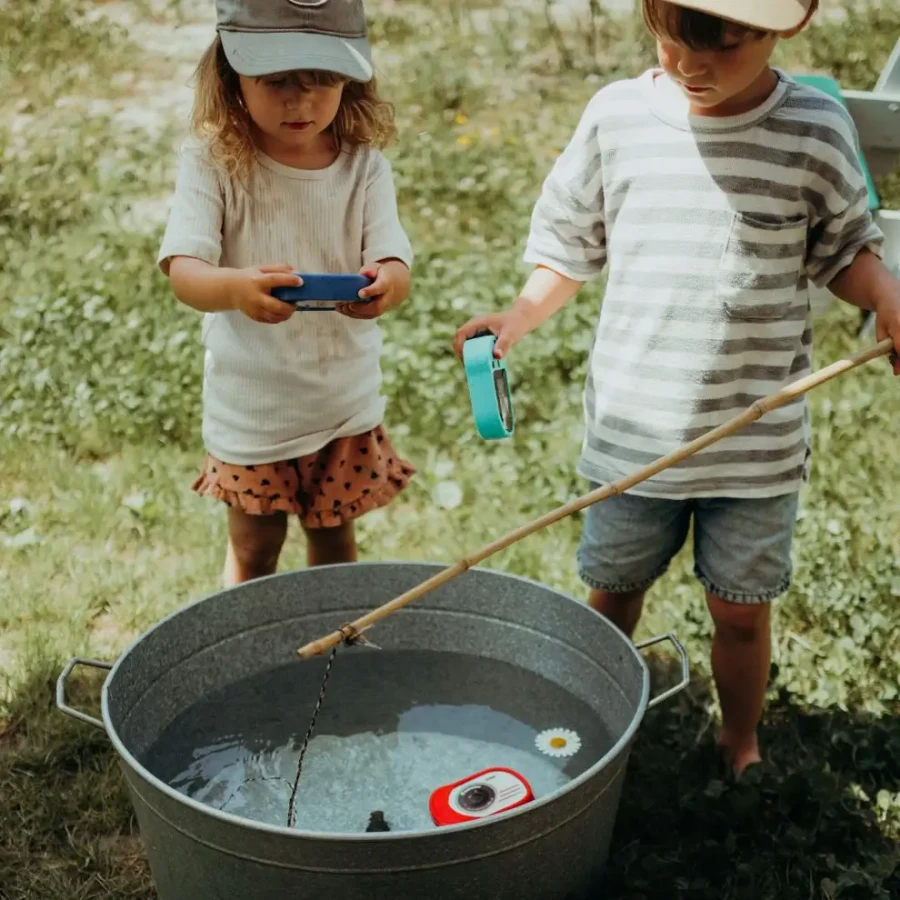 Wodoodporny aparat KIDYCAM - niebieski / Kidywolf