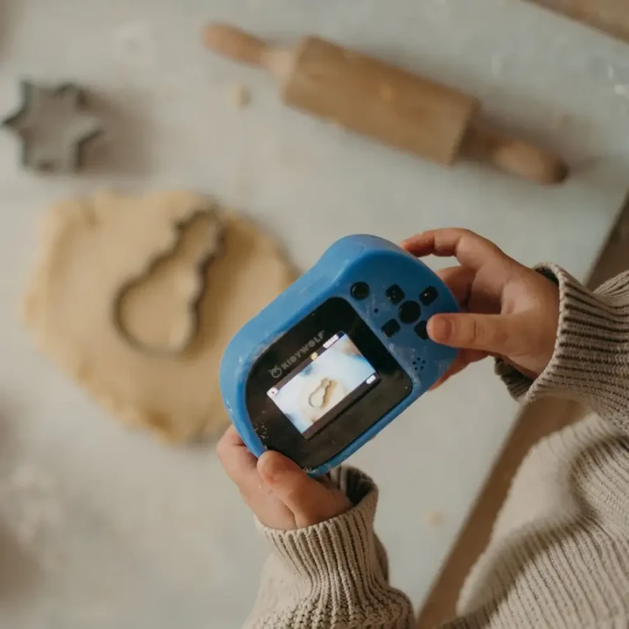 Wodoodporny aparat KIDYCAM - niebieski / Kidywolf