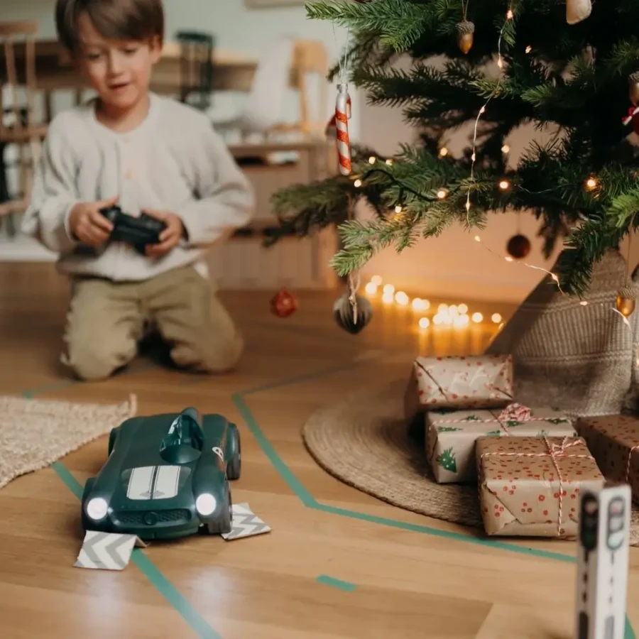 Samochód zdalnie sterowany KIDYCAR - zielony / Kidywolf