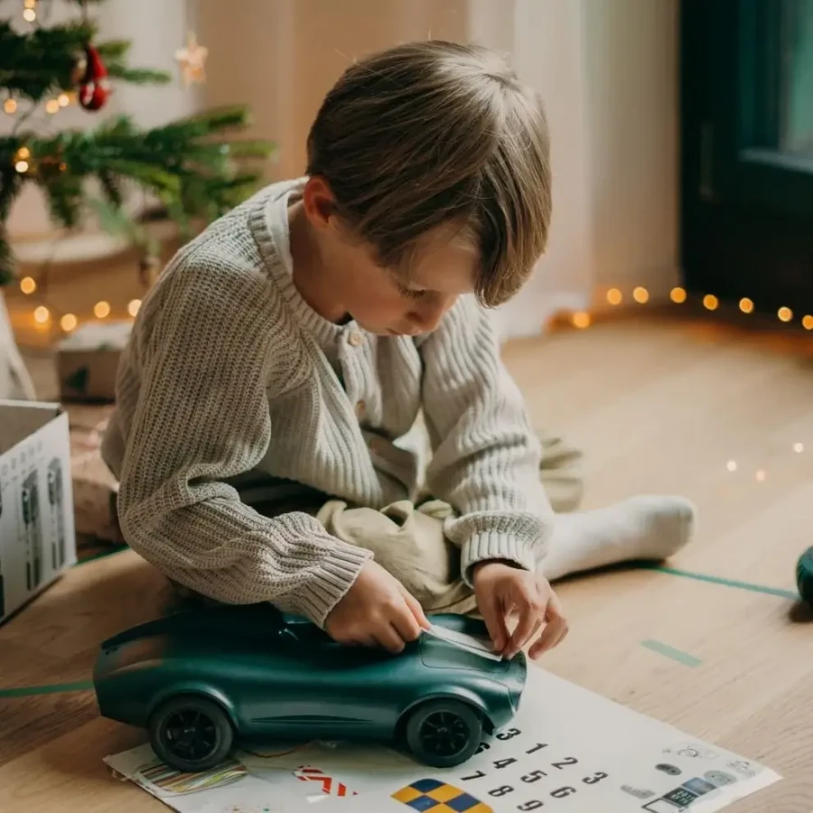 Samochód zdalnie sterowany KIDYCAR - zielony / Kidywolf