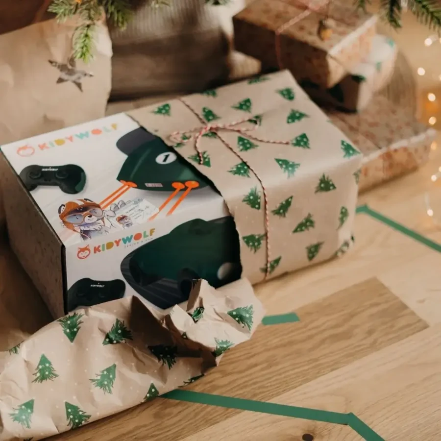 Samochód zdalnie sterowany KIDYCAR - zielony / Kidywolf