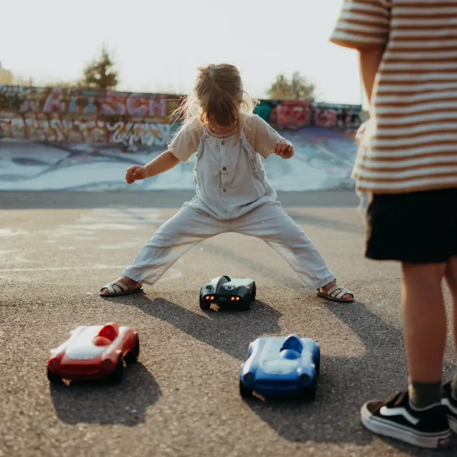 Samochód zdalnie sterowany KIDYCAR - czerwony / Kidywolf