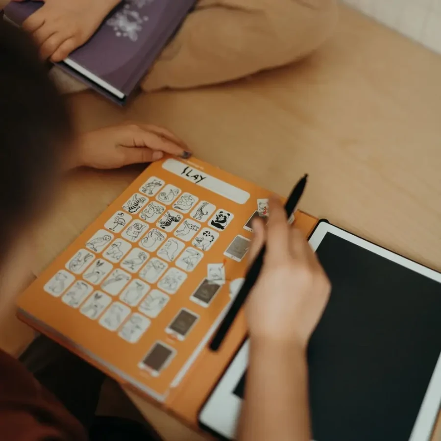 Podświetlany tablet do rysowania KIDYDRAW-MINI - zwierzęta / Kidywolf