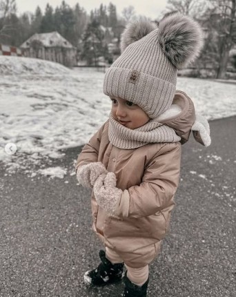 Kombinezon zimowy - beż / Zezuzulla ZZZ