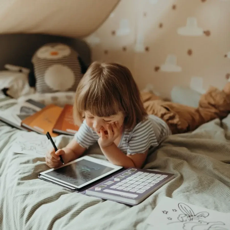 Podświetlany tablet do rysowania KIDYDRAW-MINI - dinozaury / Kidywolf