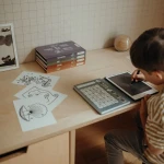 Podświetlany tablet do rysowania KIDYDRAW-MINI - ocean i piraci / Kidywolf