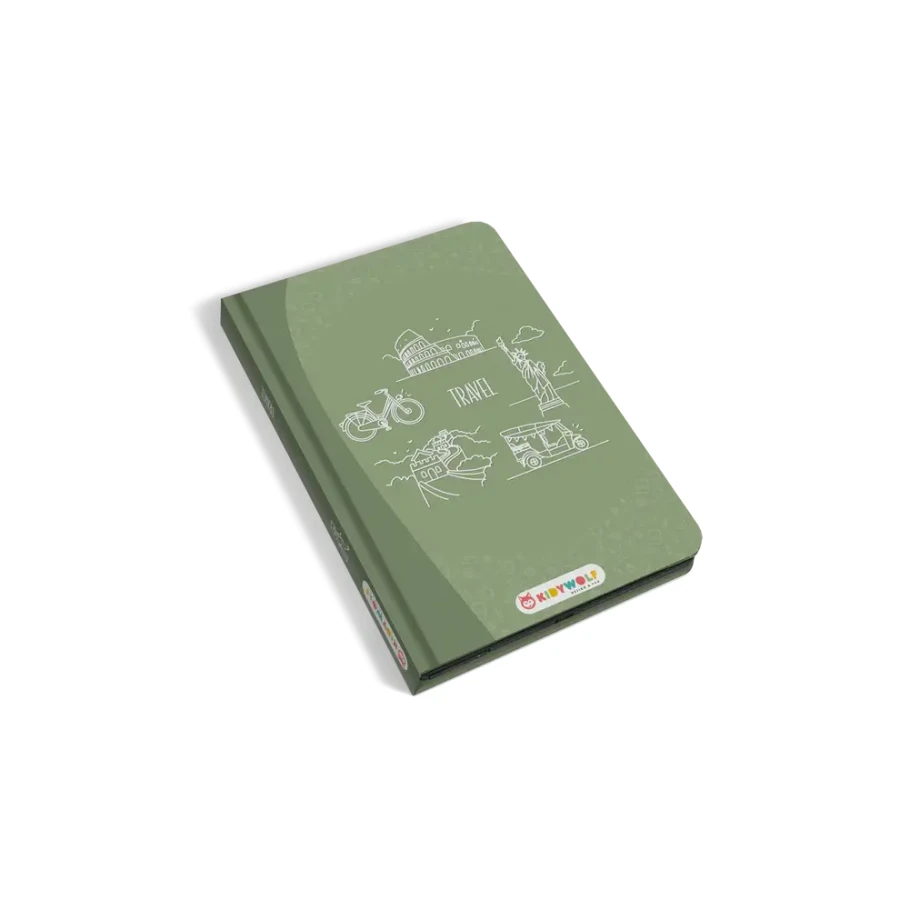 Podświetlany tablet do rysowania KIDYDRAW-MINI - podróże / Kidywolf