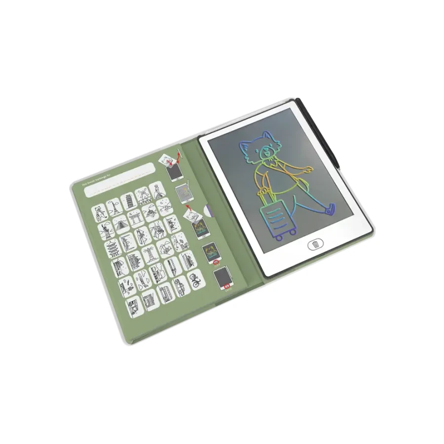 Podświetlany tablet do rysowania KIDYDRAW-MINI - podróże / Kidywolf