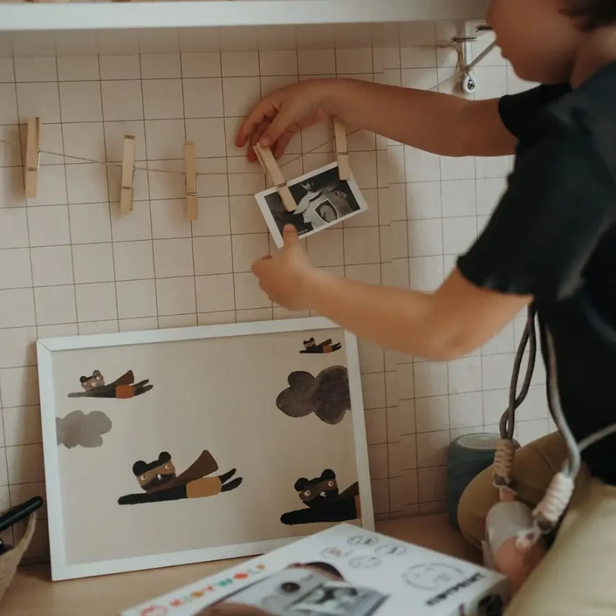 Aparat fotograficzny z funkcją drukowania KIDYPRINT - różowy / Kidywolf