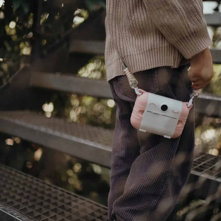 Aparat fotograficzny z funkcją drukowania KIDYPRINT - różowy / Kidywolf