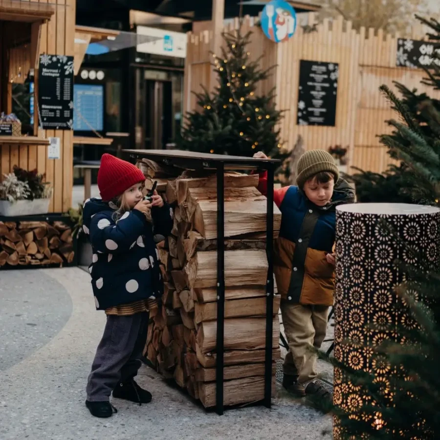 Zestaw krótkofalówek Walkie Talkie KIDYTALK - zielono-pomarańczowe / Kidywolf