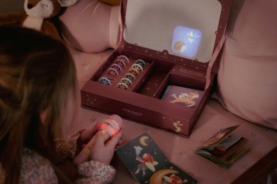 Latarka projektor z bajkami Róż / Little Dutch