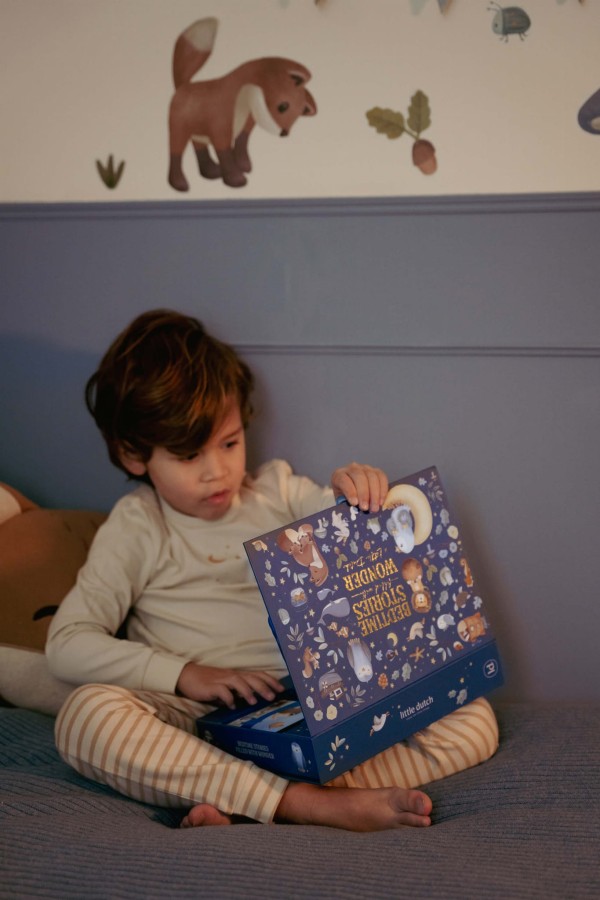 Latarka projektor z bajkami Błękit / Little Dutch