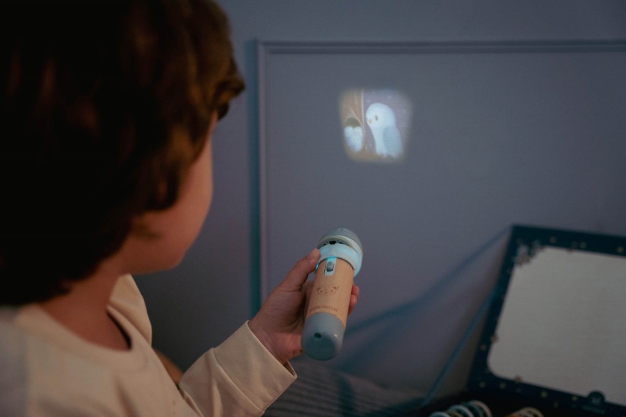 Latarka projektor z bajkami Błękit / Little Dutch