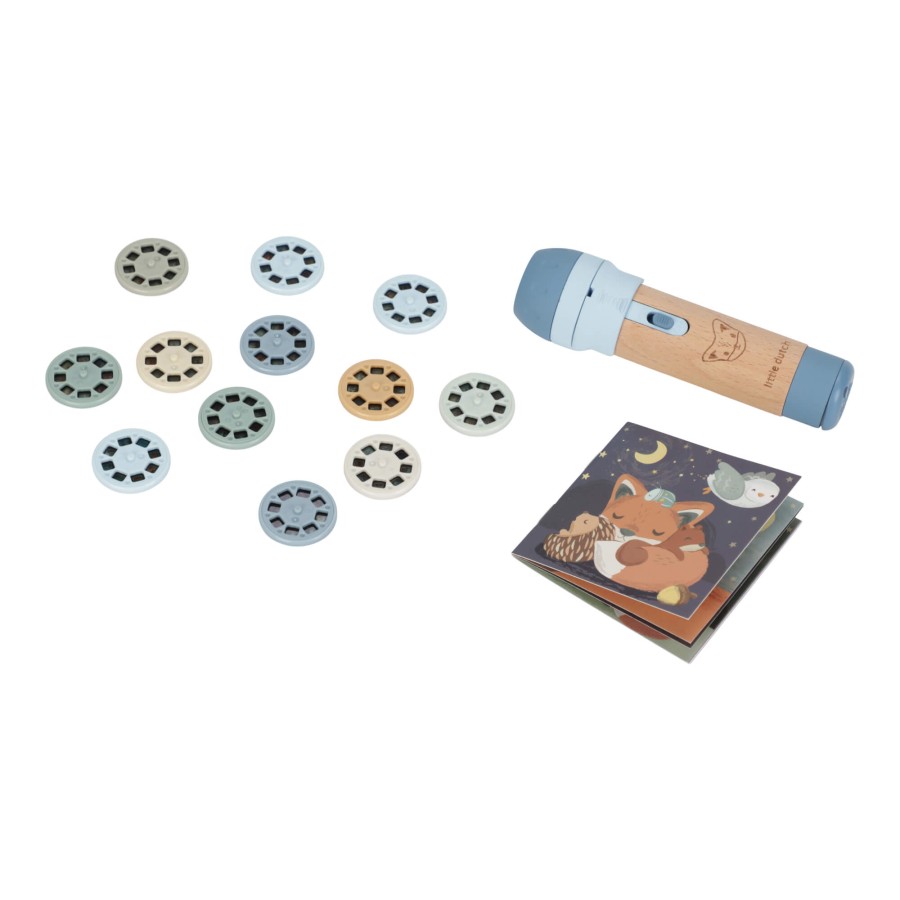 Latarka projektor z bajkami Błękit / Little Dutch