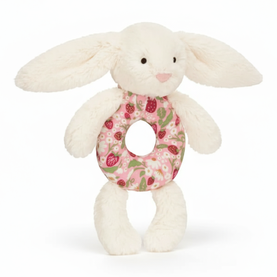 Króliczek „Berry” Grzechotka 18 cm / Jellycat