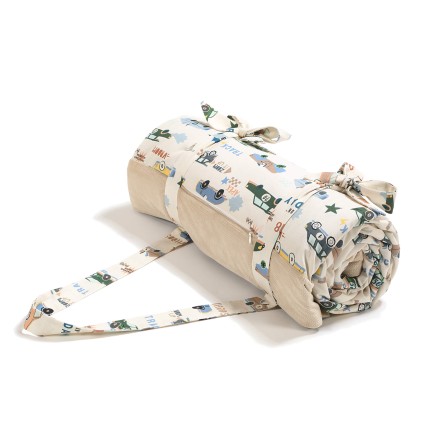 Koc piknikowy z kieszonką, mata do zabawy XXL 180x190 - GRAND PRIX / La Millou