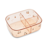 Lunchbox tritanowy z przegródkami Arthur - peach, sea shell / Liewood