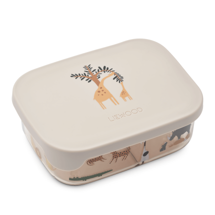 Lunchbox tritanowy z przegródkami Arthur - all together, sandy / Liewood