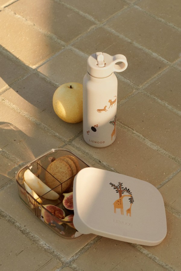 Lunchbox tritanowy z przegródkami Arthur - all together, sandy / Liewood