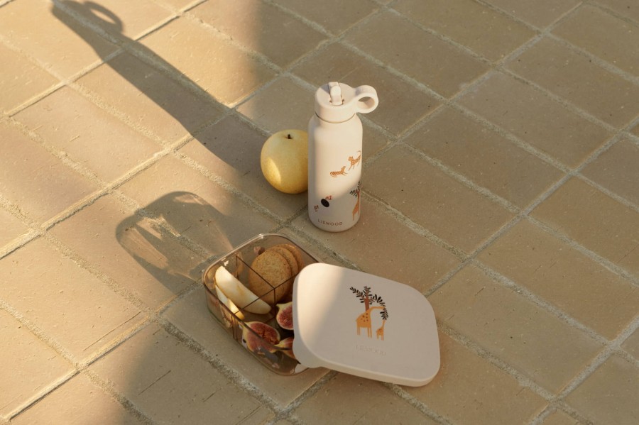 Lunchbox tritanowy z przegródkami Arthur - all together, sandy / Liewood