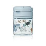 Kubek tritanowy z chowaną rurką Pavia 280ml - sea creature, sandy / Liewood