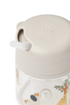 Bidon tritanowy z chowaną rurką Pavia 280ml - all together, sandy / Liewood