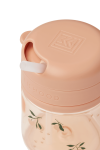 Bidon tritanowy z chowaną rurką Pavia 280ml - peach, sea shell / Liewood