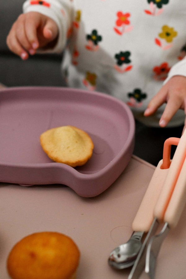 Zestaw sztućców z pętelką - Tangerine / the cotton cloud